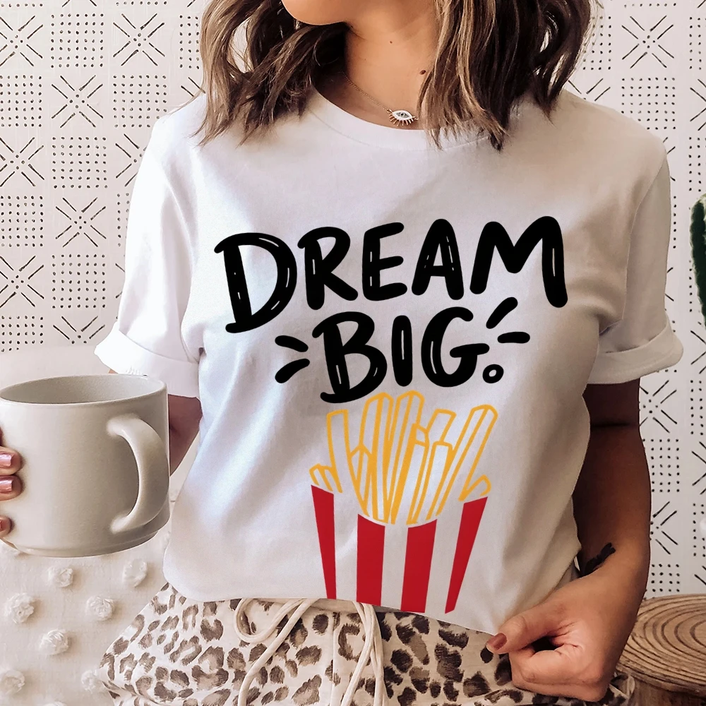 

Корейские отзывы Big Dream, одежда для многих девочек, потертая футболка унисекс, футболки с короткими рукавами и графическим узором Customscool
