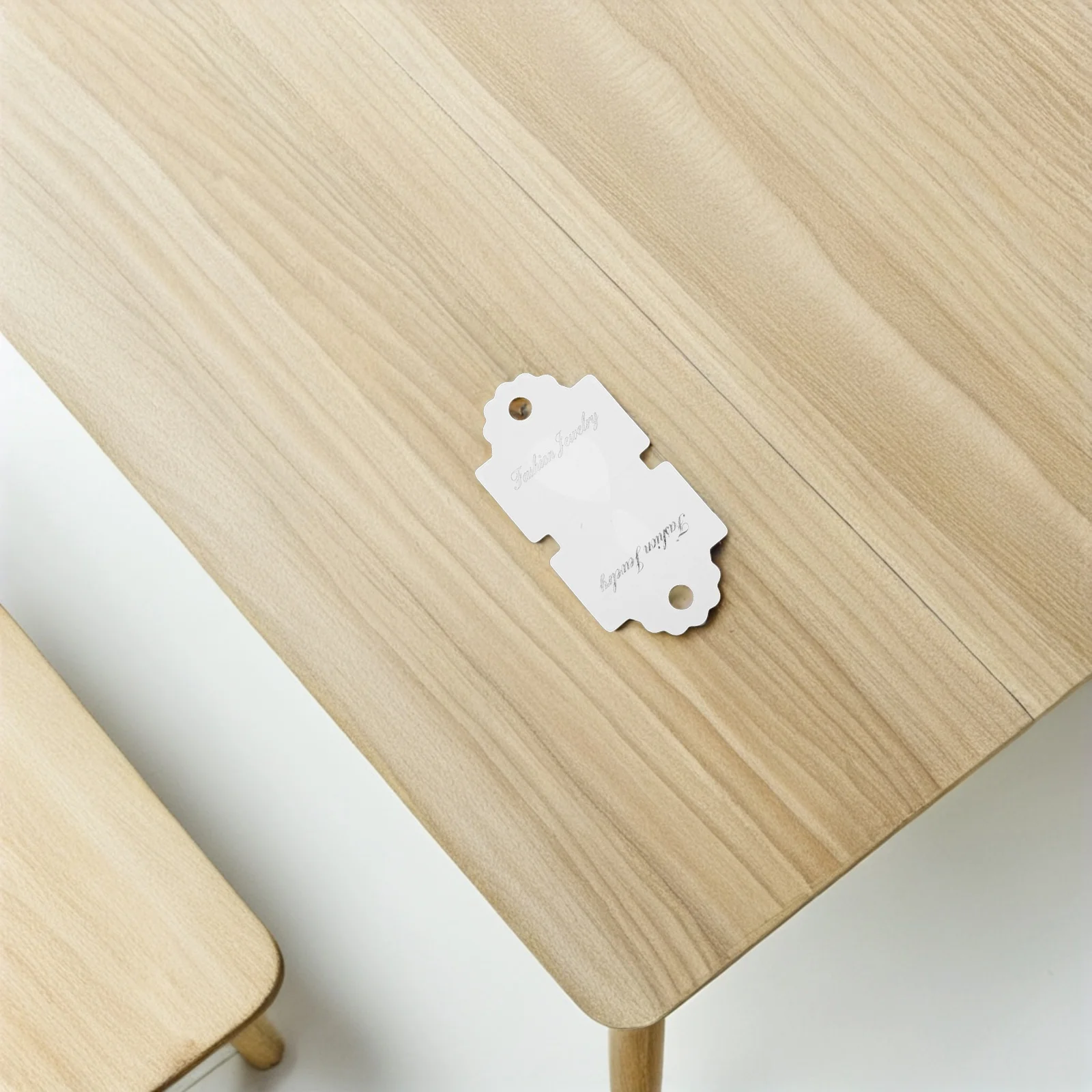 

200Pcs Necklace Cards Foldable Jewelry Display Holder Packaging for Small Business Stylish Portable Cards