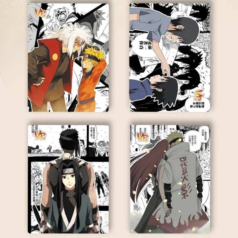 Cartão de Coleção de Personagens Anime, Naruto, O Vínculo de Konoha, Uzumaki, Sasuke, Hyuga, Hinata, Rare HR, Toy Gift, Novo