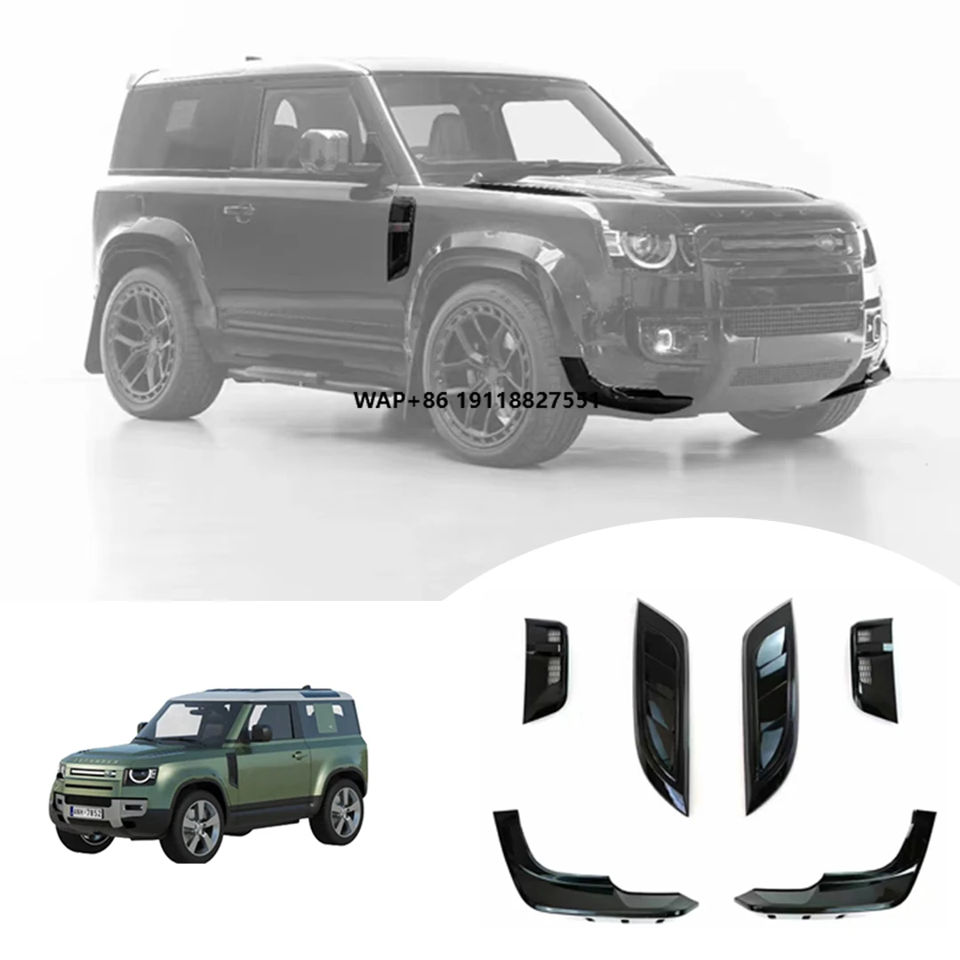 

Front Lip Corner protection Bumper Guard Side Vent Bonnet Trim Panel for Defender 2020-2025