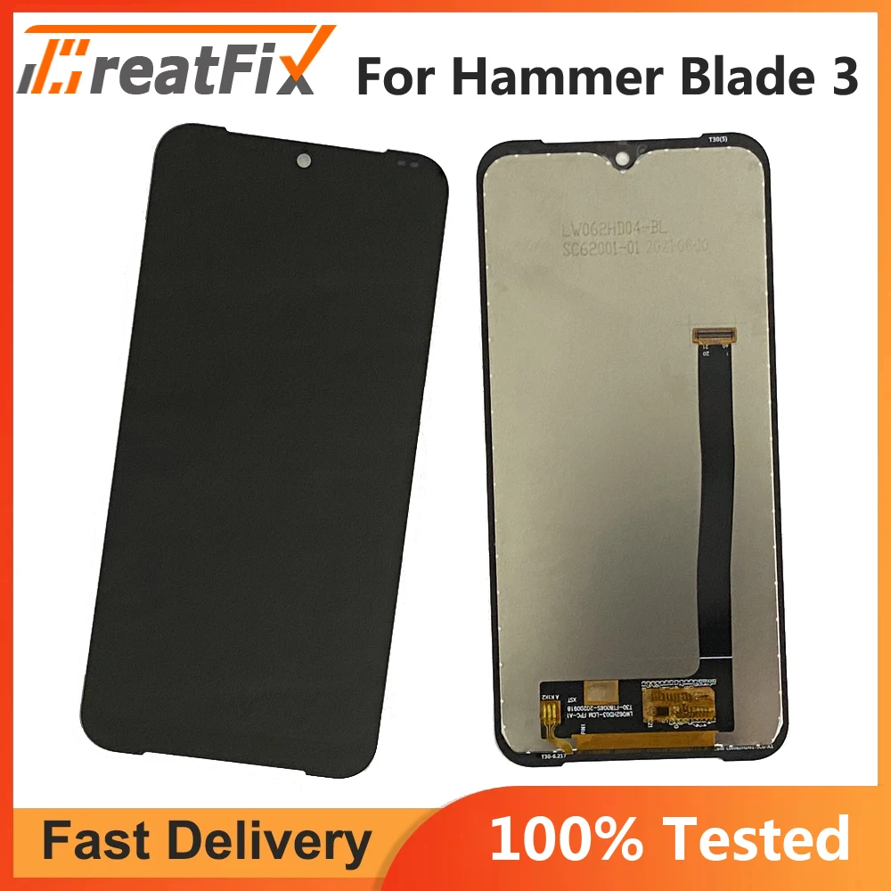 New myPhone HAMMER Blade 3 Lcd display Glass Assembly Touch Screen Glass 6.2inch For Hammer Blade 3 Blade3 Display LCD Sensor