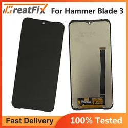 New myPhone HAMMER Blade 3 Lcd display Glass Assembly Touch Screen Glass 6.2inch For Hammer Blade 3 Blade3 Display LCD Sensor