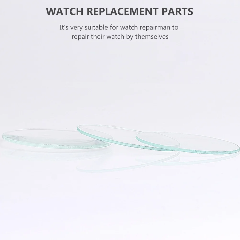 6 Pcs Protective Film Watch Lens Watches Eyeglasses Replacement Parts Replaceable for