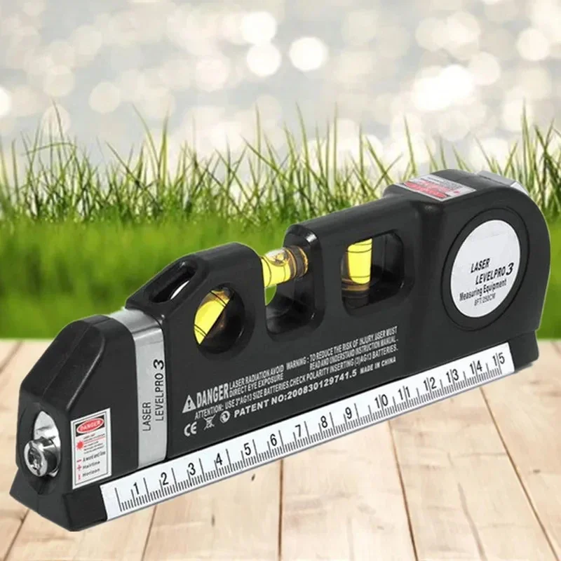 Laser level tape measure portable decoration measuring tool with infrared miniature level