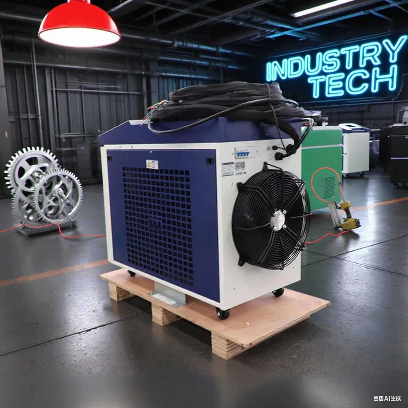 Factory Price Raycus 2000W 3000W CW Laser Cleaning Machine For Metal Mold Oil Dust Rust Removal Laser Equipment