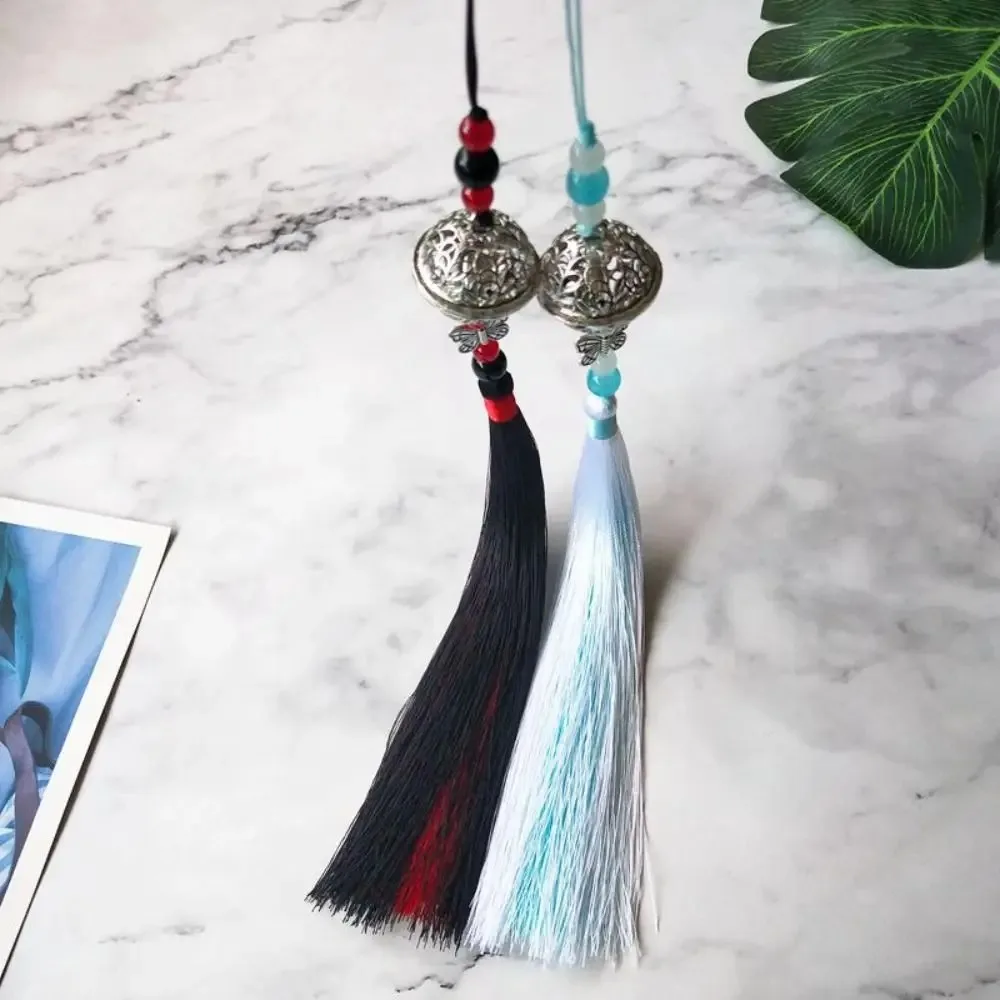 Anime Grandmaster of Demonic Cultivation Cosplay Mo Dao Zu Shi Wei WuXian Lan WangJi Lover Tassel Bells Keychain Waist Hanged