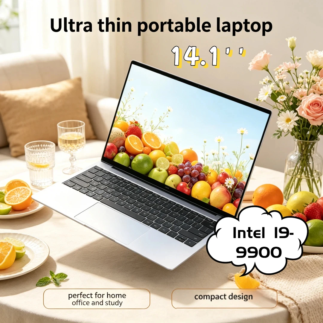 

14.1" Trendy Original Laptop Intel I9-9900 120Hz Ultra-clear FHD IPS Screen 5000mAh 32GB/2TB SSD Backlit Keyboard