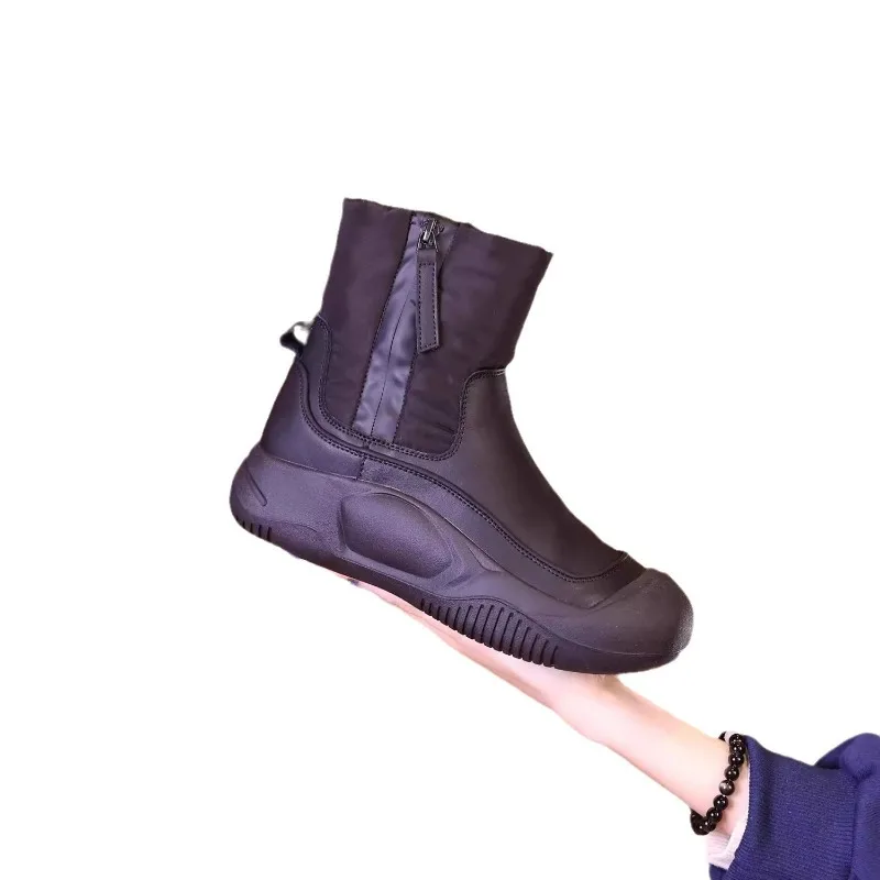 2024 New Cotton Shoes Snow Boots for Women Winter Plush and Thick Women\'s Shoes Anti Slip and Warm Cotton Shoes Snow Boots