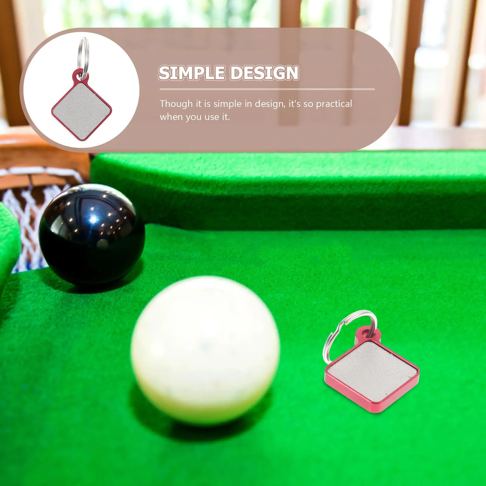 Aluminum Pool Cue Tip Shaper & Burnisher – Smooth Surface File Tool for Billiard Cue Maintenance