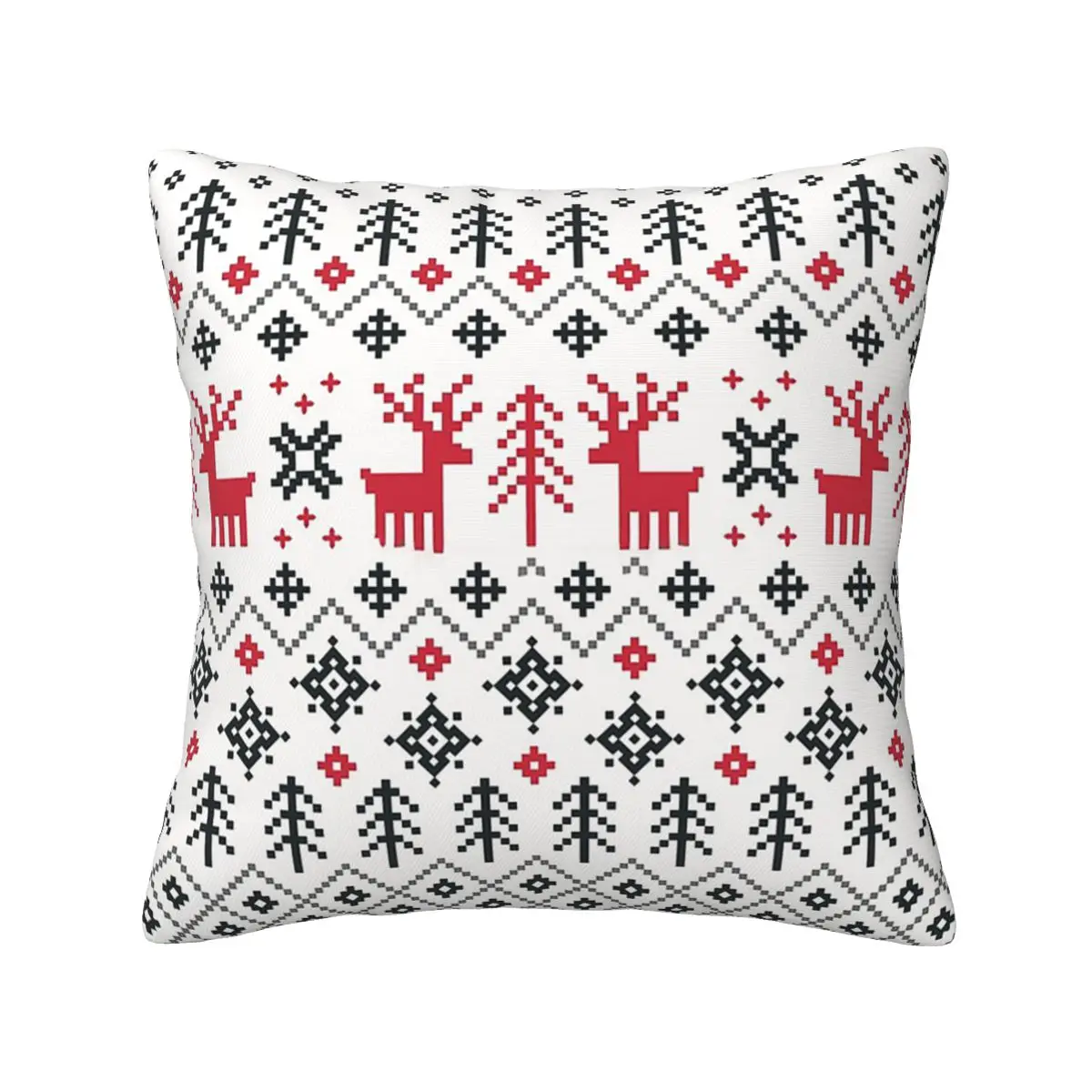 

Christmas Deer Holiday Sweater Pattern Christmas Tree Soft fabric printed 20x20in Pillows for sofa ornamental Drop Shipping