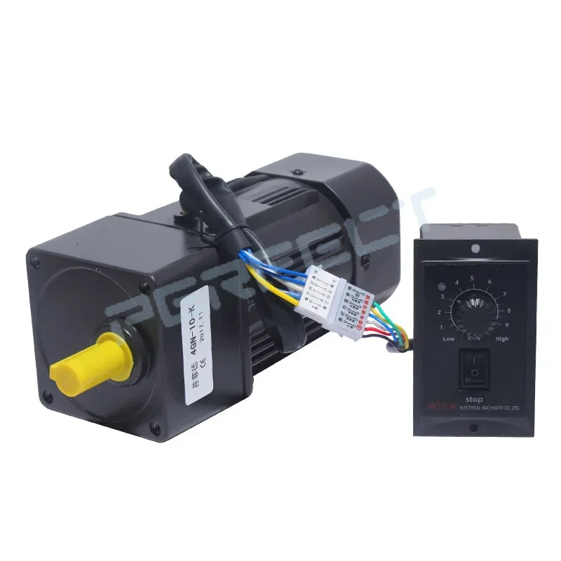 60W 5RK60GN-CF 220V AC Geared Motors 5GU 60W Speed controller Induction Small Machine 6.9-1350rpm Gear Reducer Geared Motor