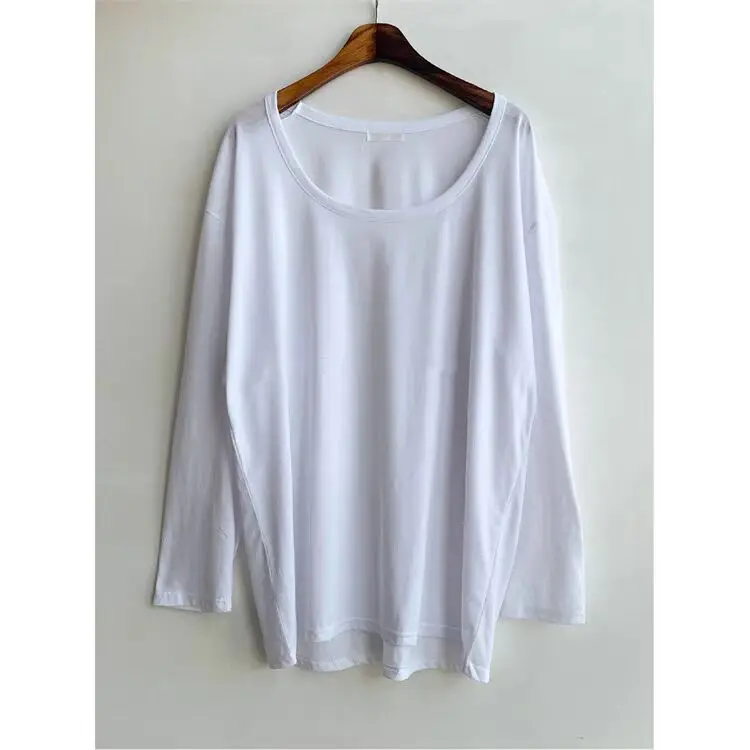 Loose Long Sleeve Ice Silk U-Neck T-Shirt Men\'s Breathable Sun Protection Fitness Outdoor Sport Pull over Big Collar Shirt