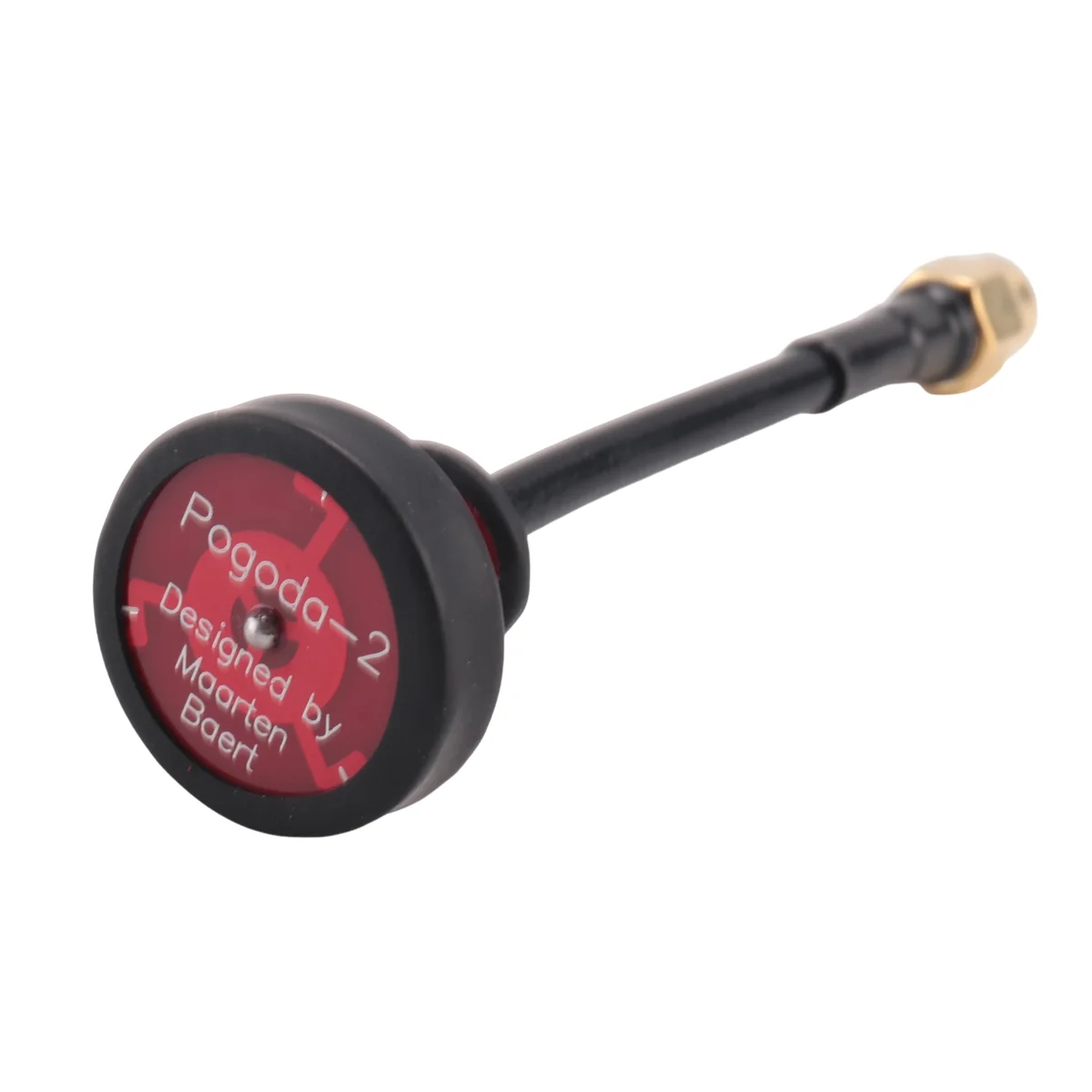 AA84 パゴダ 2 5.8 グラム 5DBi 50 ワット全方向性オムニ FPV フラットパネルパゴダアンテナ RHCP SMA/RP-SMA 80 ミリメートル (ブラックホール)