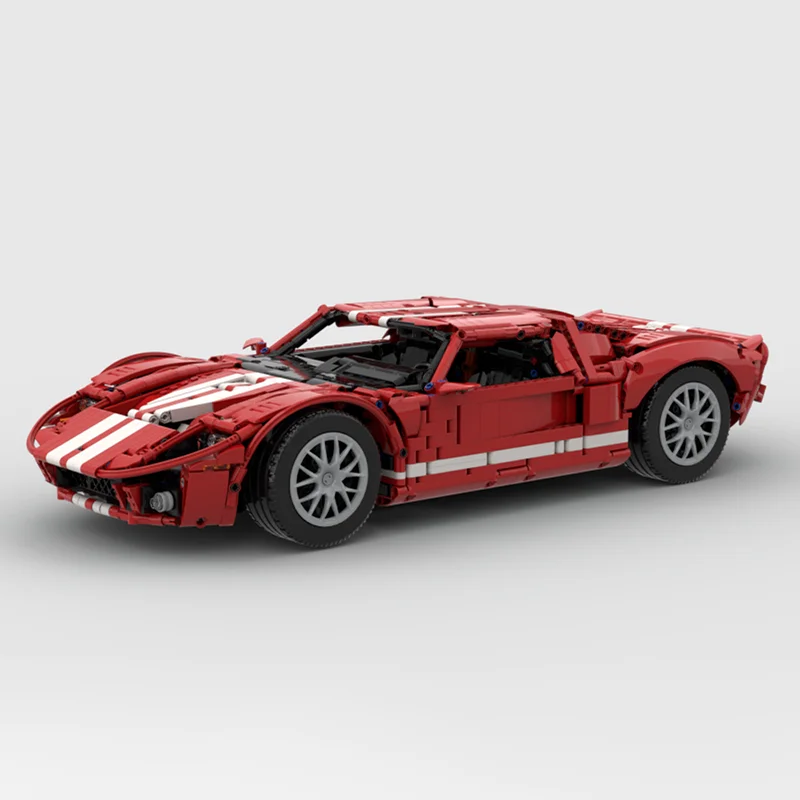 슈퍼 스포츠 모델 Moc 빌딩 벽돌 GT 챔피언 속도 자동차 모델 빌딩 기술 모듈 형 블록 DIY 크리스마스 장난감 휴일