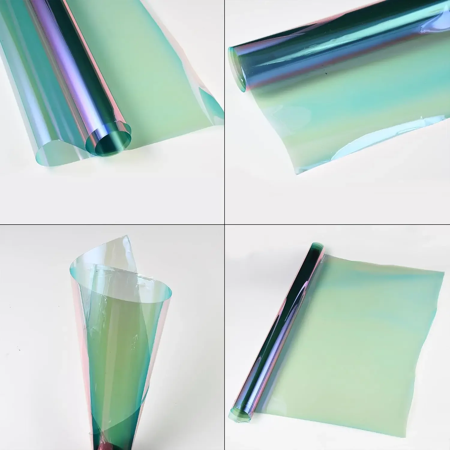 Traumhafter königlicher lila Glastönungsfilm VLT65% UV99% IRR99% für Front- und Seitenfenster mit glänzendem lila-blauem Farbwechseleffekt – Detail 7