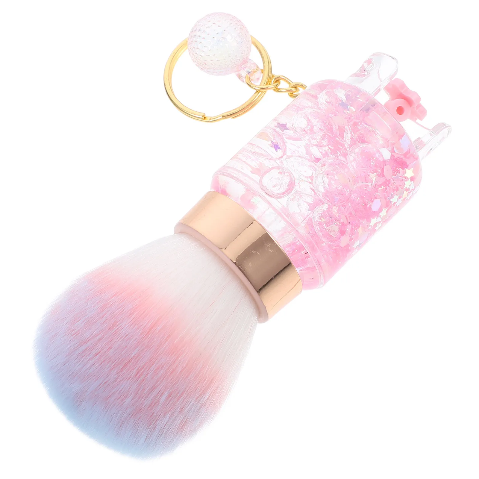 Petite brosse à ongles à main, nettoyeur de poudre, Blush, outil de manucure, dépoussiérage des ongles, accessoire de maquillage