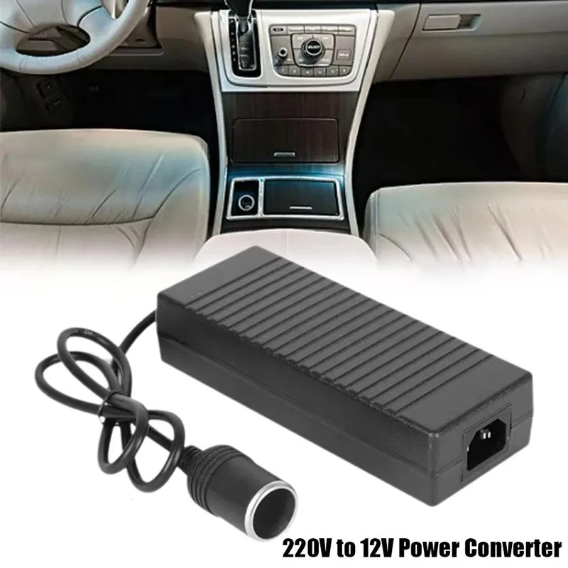 Car Power Adapter AC To DC Converter 110/240V To 12V 120W Female Transformer Power Supply Socket Plug Cigarette 10A Lighter