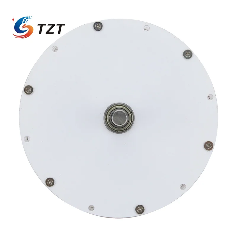 TZT 100W 100-650RPM Three-Phase AC Generator Micro Disc Generator with Iron Core Strong Magnets