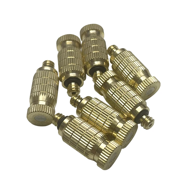 50Pcs Hoge Druk 25-80bar Mist Verneveling Nozzle 0.1-0.8Mm Verstuiver Kas Bevochtigen Waternevel Patio Mist Systeem