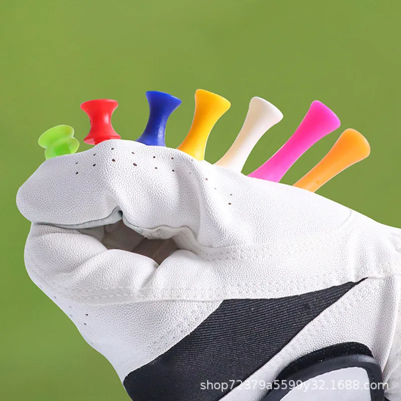 Golf Tee, Golf Limit Ball Pin, Colorful Plastic Ball Seat, Golf Wheel-shaped Tee Accessory in Stock
