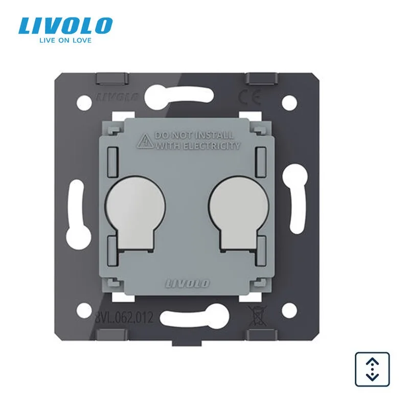 

Настенный выключатель Livolo Manufacturer, стандарт ЕС своими руками, домашний светодиодный выключатель с сенсорным управлением без стеклянной панели, VL-C702W