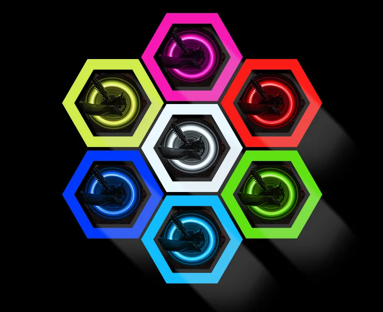 2/4 Stück Auto Motorrad Fahrrad Reifenventilkappen Licht LED Neon Blitzlampe Wasserdichte Reifen Universal Radlichter Auto Zubehör – Detail 4