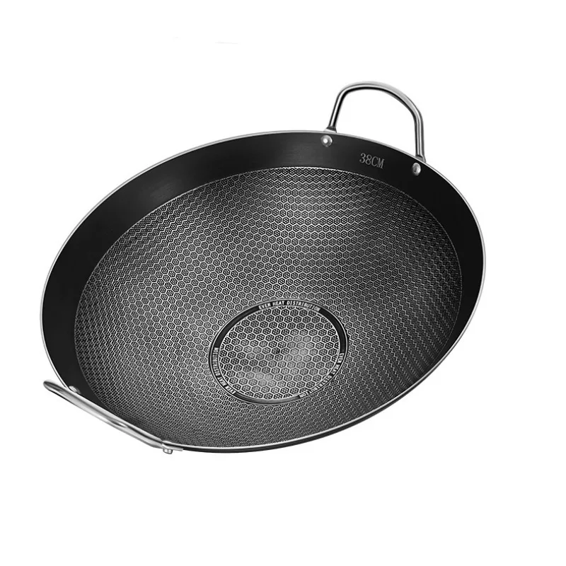 Stainless Steel Wok 32CM Featuring Smooth Finish for Consistent Heat Flow and Minimal Buildup After Repeated Use