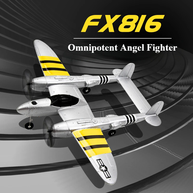 RC Plane Model Aircraft Material Lightning Fighter Fixed Wing Bomber Model Children Toy Airplane Easy To Operate Drone aircraft