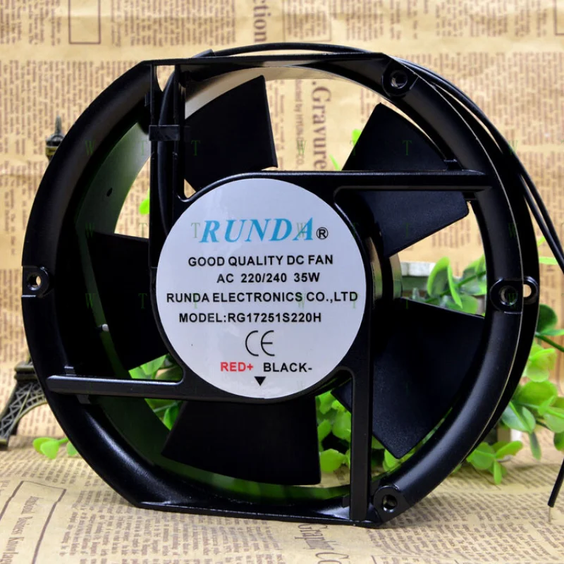 H 1 pcs RUNDA RG17251S220H 220 240V 35W 17251 high temperature resistant fan