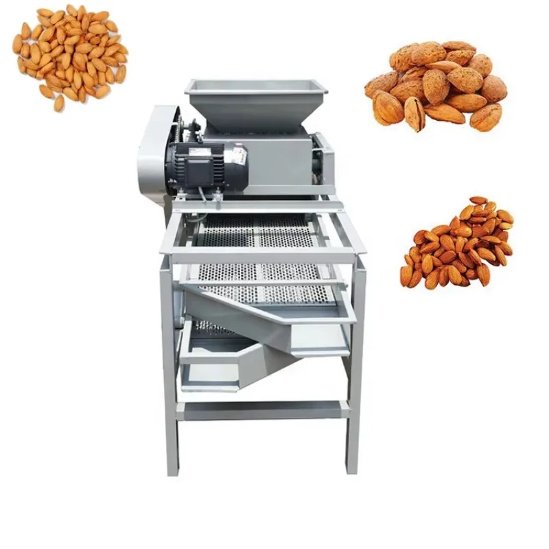 2025 ใหม่มาถึงขายร้อน Hazel Nut Cracker เครื่องอัลมอนด์ปลอกกระสุนปาล์ม Kernel Cracking Machine