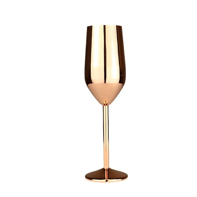 304 Stainless Steel Goblet Wine Glass Martini Glass Creative Retro Style Cocktail Glass Bar Restaurant Home Drinking Utensils