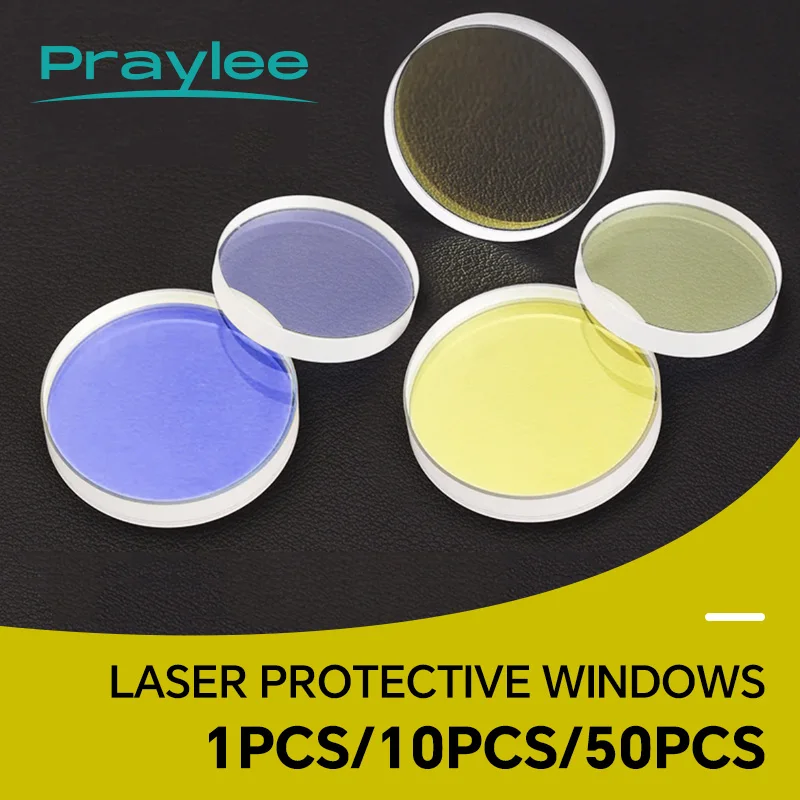 Fiber Laser Protection Glasses Lens 37x7 27.9x4.1 24.9x1.5 34x5 Precitec Bodor Raytools Optical Lens Protection Windows 1064nm