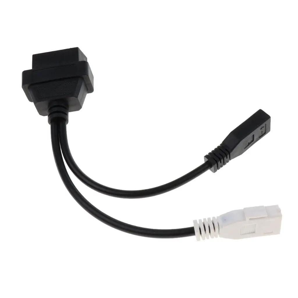 Car Vehicles 2x2Pin Adapter Interface Cable OBD2 OBDII Conversion Kit for VW