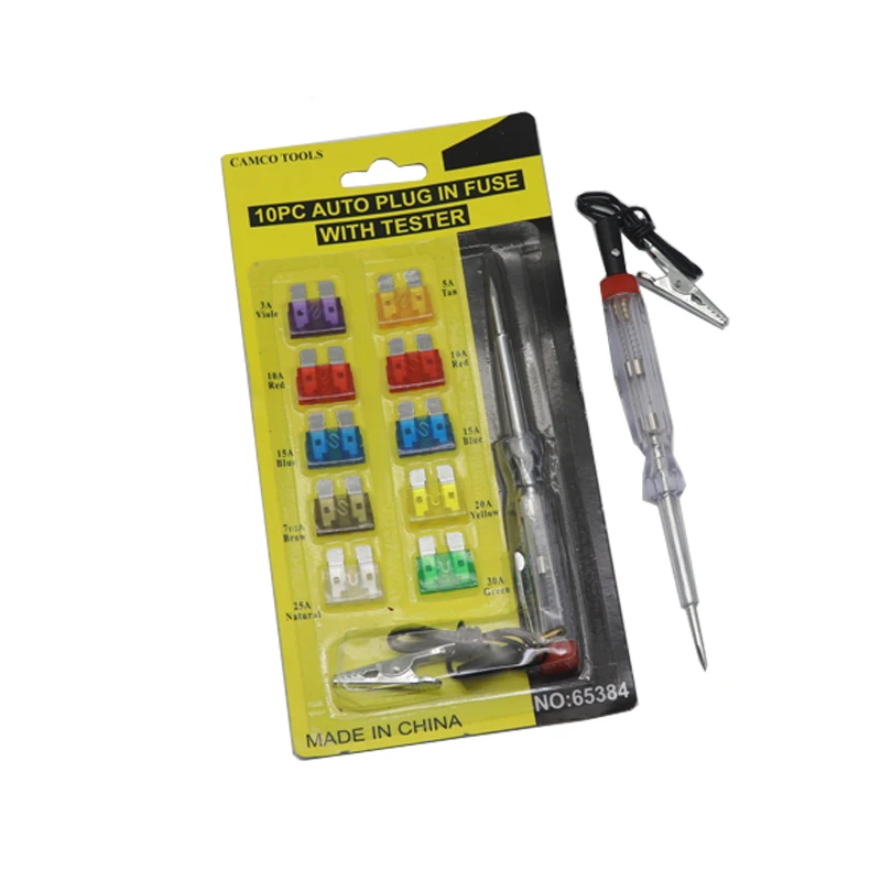 10PCS Car Fuse 32V Standard Mini Fuse insert Set 3A 5A 7.5A 10A 15A 20A 25A 30A Amp Clip Fuse For Truck Micro Small Test Pencil