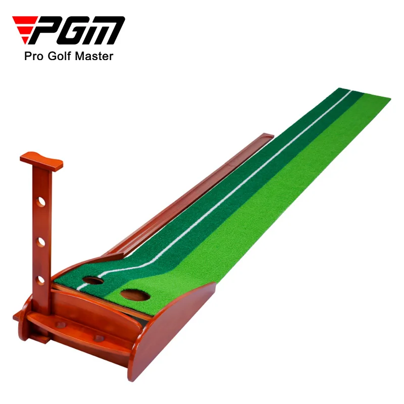 PGM Solid Wood Indoor Golf Training Aids Home Office Putter Trainer Putting Practice Mat TL001 Wholesale