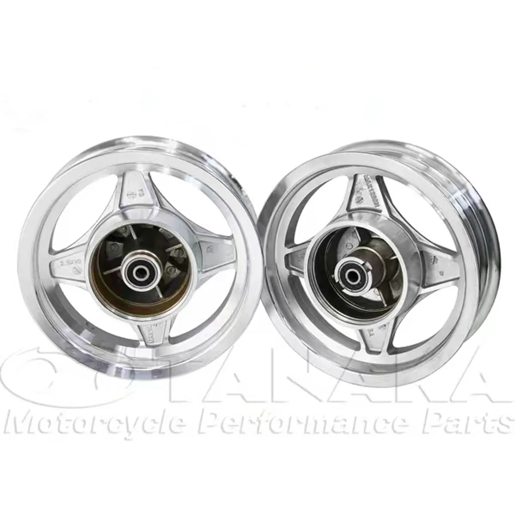 Two wheel retro car DAX CHALY front and rear aluminum wheel Jincheng car. 2.50-10