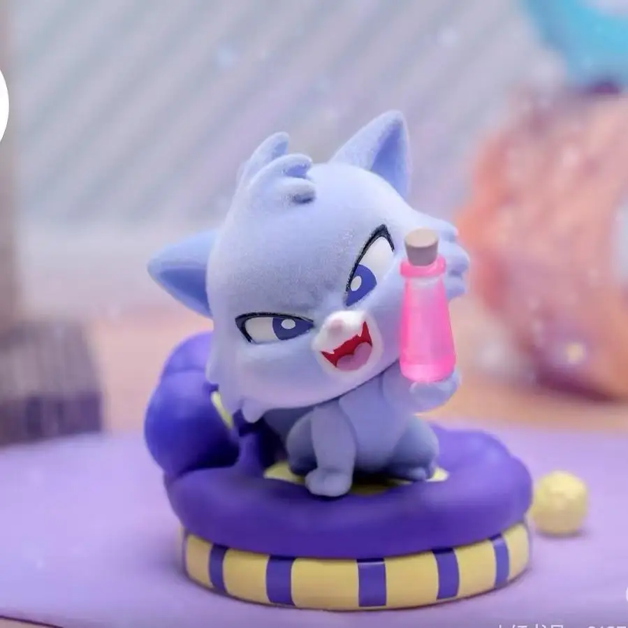 Disney Cat Party Series Caja ciega Mini figura Adornos de escritorio Figura Juguetes de moda Regalos MARIE, TOULOUSE, BERLIOZ