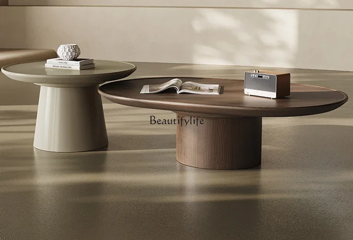 

LD6Nordic Light Luxury Small Coffee Table Creative round Small Apartment Tea Table