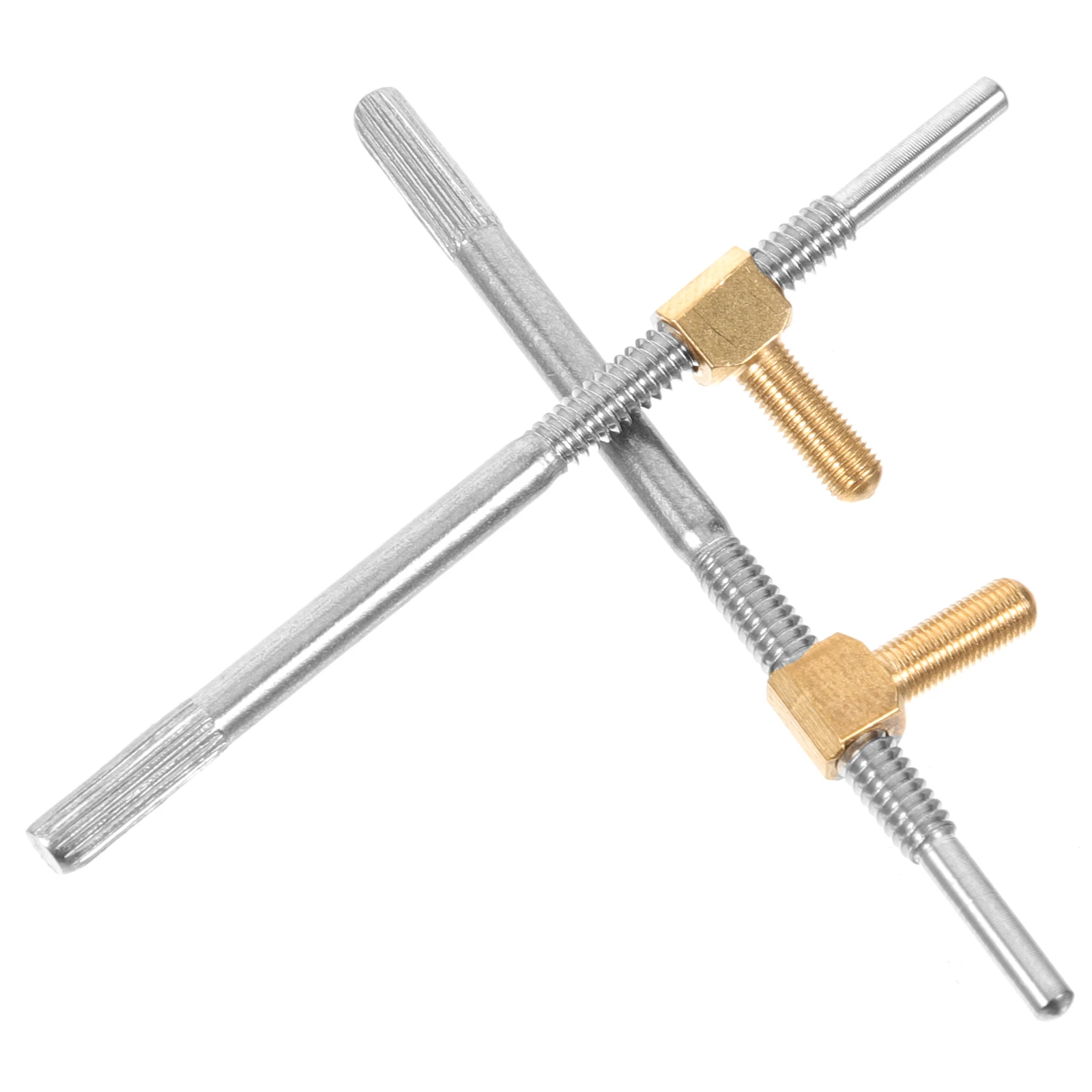 

2 Pcs Screw Piano Bow Rod Violin Replacement Parts Musical Instrument Accessories