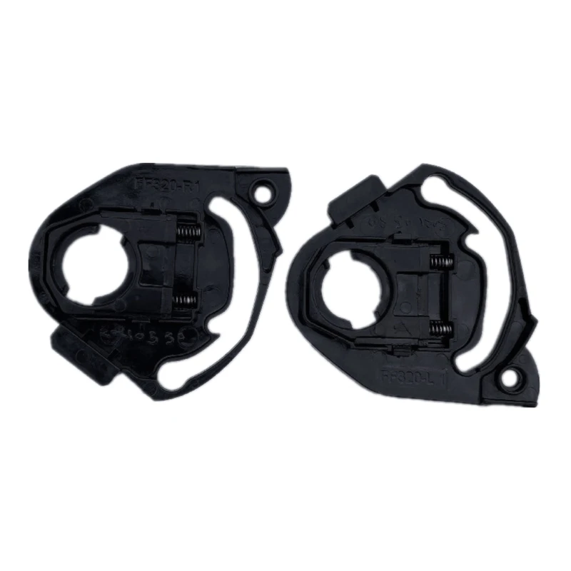 Helmet Shield Base Holder 1 pair Replacement Parts Windscreen Holder Base Visor Parts For LS2 FF320 328 353 800 OF569