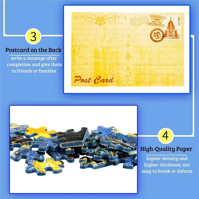 150PCS กระเป๋าจิ๊กซอว์ Multi-ประเภทภูมิทัศน์ปริศนาเกมหลอดทดสอบบรรจุภัณฑ์ Travel ปริศนาของเล่น DIY จิ๊กซอว์ปริศนาของเล่นเด็ก