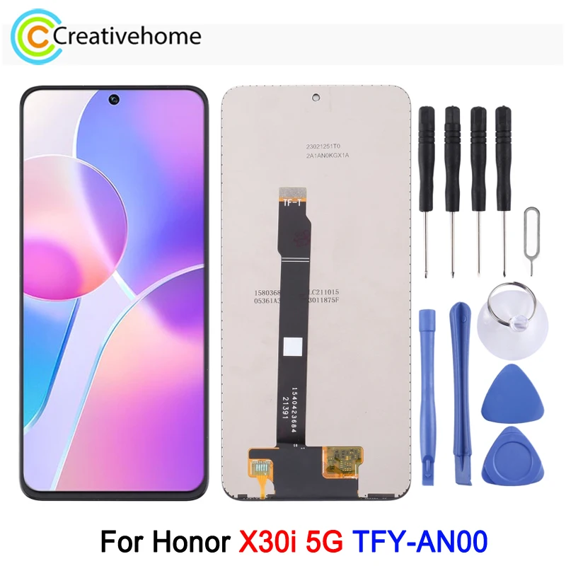 

6.7-inch TFT LCD Screen For Honor X30i 5G TFY-AN00 Phone LCD Display and Digitizer Full Assembly Repair Spare Part