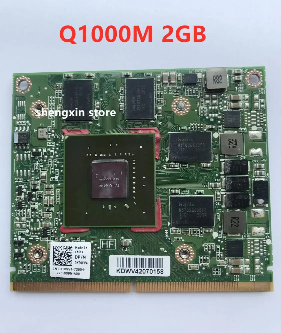 

Quadro 1000m Q1000M Video Vga Graphic Card N12P-Q1-A1 2GB For Dell M4600 M4700 HP 8540W 8560W 8570W 8770W