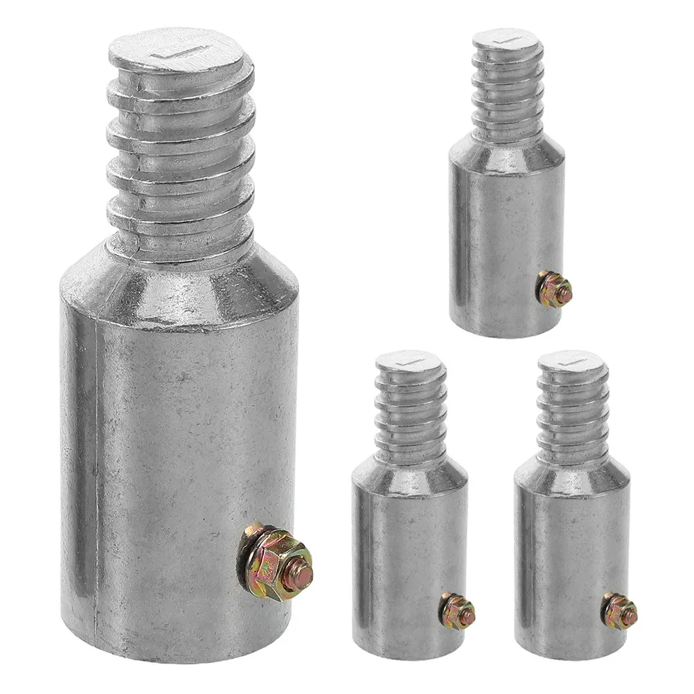4Pcs Aluminum Alloy Screw Thread Connector 25Mm for Wood Metal Pole Repair Extension Handle Adapter Indoor Outdoor Use