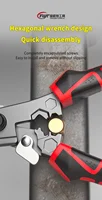 Multi-Functional Electrician Scissors, Crimping Wire Cutting Tool with Wrench Function for Metal Sheet and Cable Cutting 4