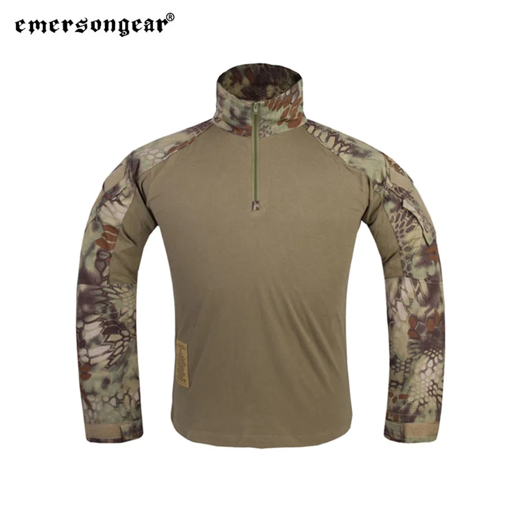 Emersongear Tactical G3 Combat Shirts Mens Gen3 Tops Camoflage T-Shirt Long Sleeve Hunting Milsim Sports Hiking Training MR