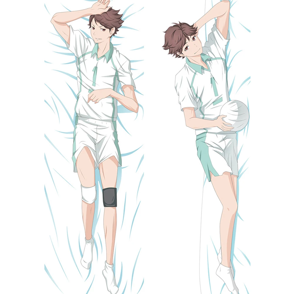 Anime Haikyuu!! Oikawa Tooru Tobio Kageyama Cosplay Pillow Case Hugging Body Prop