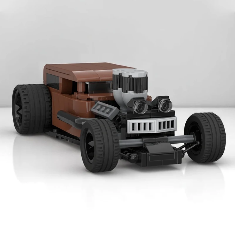 

230 шт. MOC Hot Rod City Champion Суперкар Строительные блоки Рождественский подарок Игрушка для развития терпения и концентрации