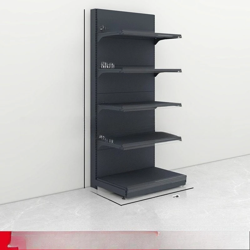 large shopping malls, double-sided island  shelves, grain and oil shelves, widening and thickening department shelves