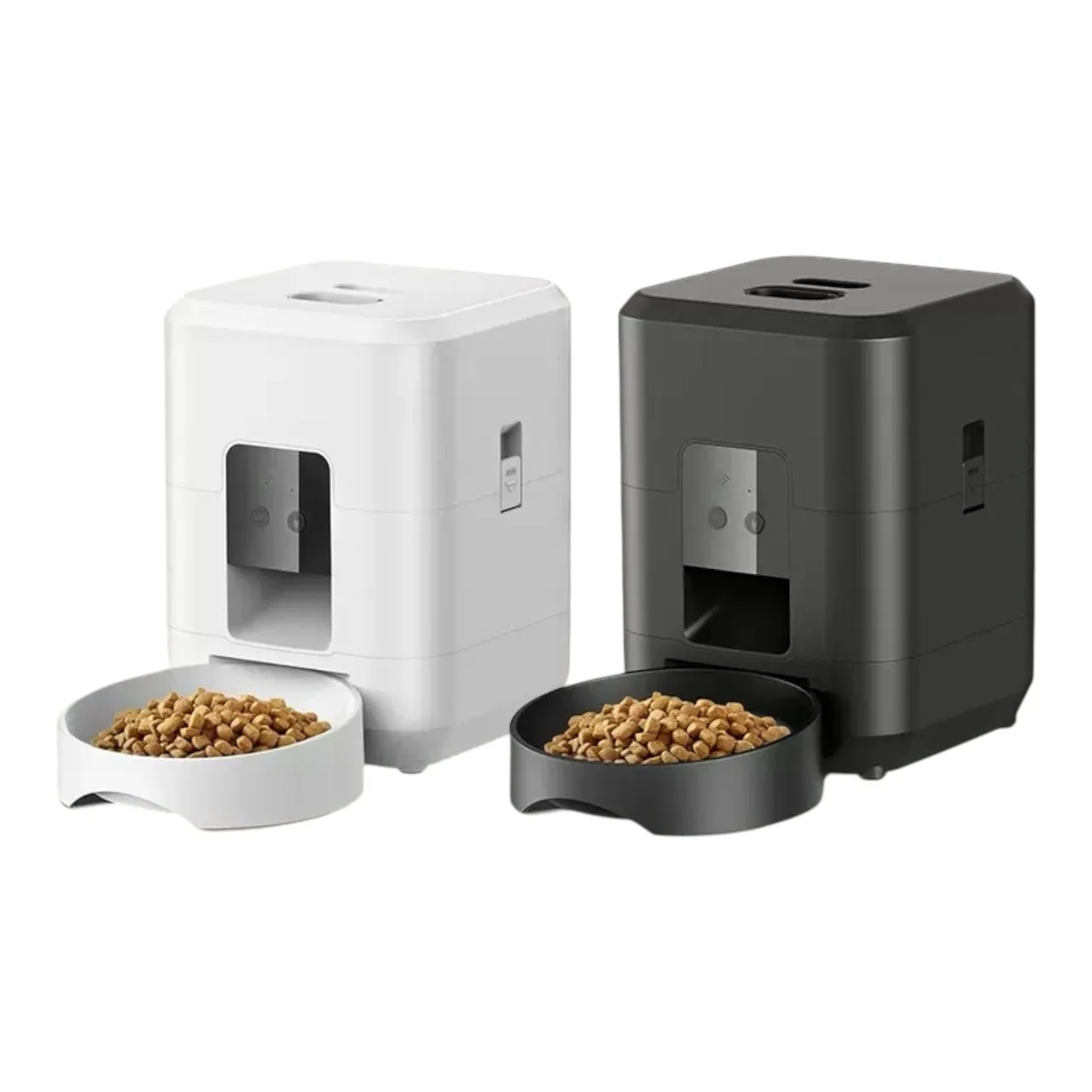 

App Remote Smart 2L Solid Pet Feeder WiFi Charge Automatic Dog Cat Food Dispenser Timed Quantitative Feeding Home Office Travel